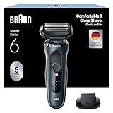 Braun Series 6 Afeitadora Eléctrica Hombre, Máquina de Afeitar Barba con Recortadora De Precisión