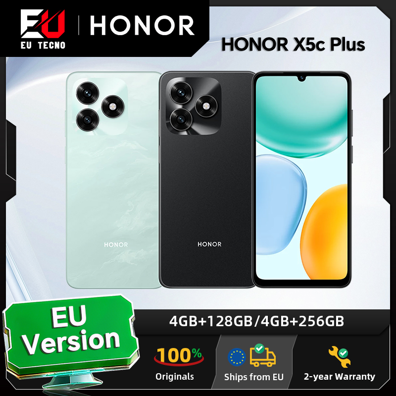 HONOR X5c Plus 4G, Versión EU, Smartphone 4G, Batería de 5260 mAh, Cámara Principal de 50MP