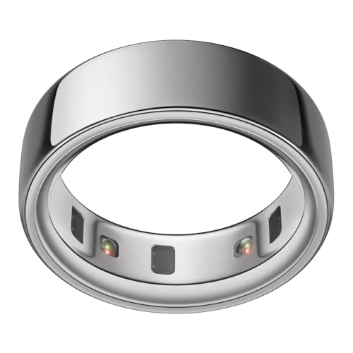 OURA Ring 4 Anillo Inteligente - Silver - Talla 10 | Averigua tu Talla con el Kit de Tallaje Ring 4