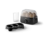 Philips Cuece huevos Serie 3000, Tamaño familiar hasta 6 huevos (blandos, medios, duros, escalfados)