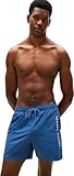 Tommy Hilfiger Medium Drawstring Zip Pocket Traje de baño, Blue