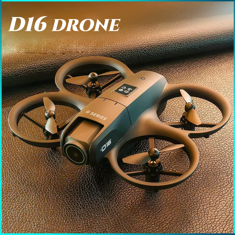 Mini Dron D16 8K HD con Cámara Dual Profesional 180 °   Dron Eléctrico Ajustable con GPS
