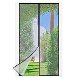 Mosquitera Puerta Magnetica 120 x 210 CM Mosquiteras para Puertas Cierre Magnético de Arriba a Abajo