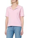 Tommy Hilfiger Polo de Manga Corta Mujer 1985 Pique Regular Fit, Rosa