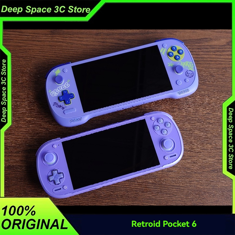 En Stock, Consola Portátil Android Retroid Pocket 6, 8Gen2, Pantalla AMOLED de 5.5 Pulgadas