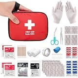 HONYAO® Botiquín de Primeros Auxilios 90 Piezas, Mini Kit Primeros Auxilios, Botiquin Pequeño Coche