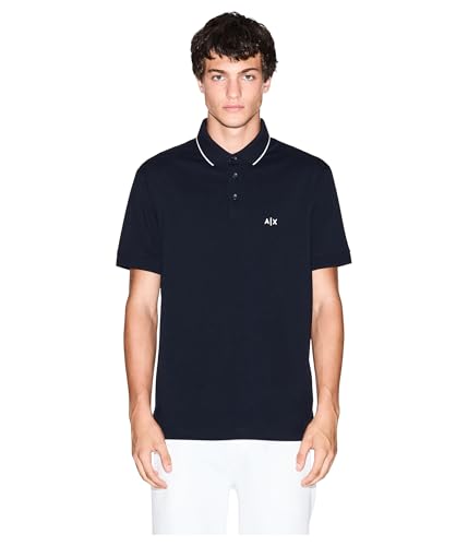 Armani Exchange Polo de Manga Corta para Hombre
