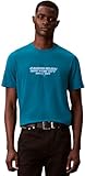 Calvin Klein SS 30S Whsl SP Cknyc Graphic tee Camisetas gráficas, Blue