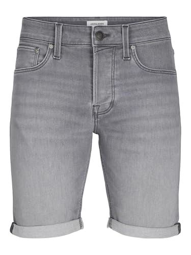 Jack & Jones Pantalones Cortos para Hombre, Grey Denim