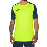 Joma Camiseta Manga Corta Academy IV Amarillo Fluor Marino estándar