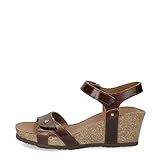 Panama Jack - Julia Clay, Sandalia con Pulsera Mujer, Marrón