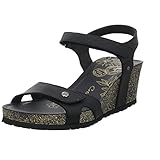 Panama Jack - Julia Basics, Sandalia con Pulsera Mujer, Negro