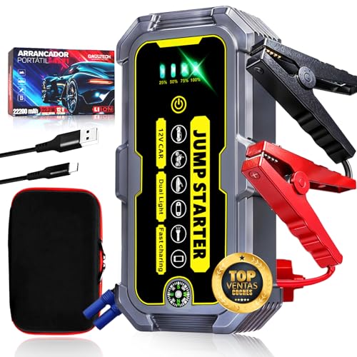 Arrancador De Baterias De Coche GARRTECH® SUPER 10.000A 12V Para Motor 10L Gas o 9.0L Diésel