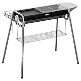 Barbacoa carbón Outsunny plegable
