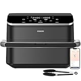 Cosori Air Fryer Dual Blaze Twinfry 10 Litros Freidora de Aire Doble Resistencia, Multicocina 5 en 1