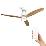 Mellerware - Ventilador Techo con Mando a Distancia Brizy Bright 30 W 6 Velocidades Ultra silencioso