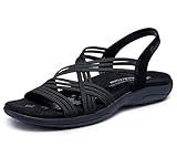 Skechers Reggae Slim - Simply Stretchy! Hands Free Slip-ins Sandalias deportivasMujer