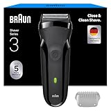 Braun Series 3 Afeitadora Eléctrica Hombre, 300S, Gris