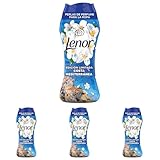 Lenor Perlas De Perfume para la Ropa, 89 Lavados (4 x 270g), Brisa Marina Y Jazmín
