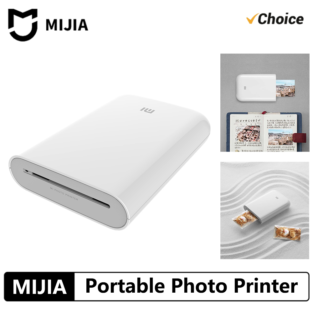 Impresora Fotográfica de Bolsillo Portátil MIJIA, Impresión Térmica Inalámbrica por Bluetooth
