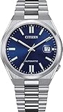 Reloj Analógico y Automático Citizen para Hombres con Correa en Acero Inoxidable NJ0150-81L, Azul