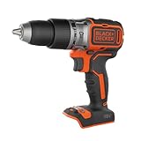 BLACK+DECKER Taladro percutor sin cable 18V, motor sin escobillas, 28.050 GPM, 52Nm, 2 velocidades