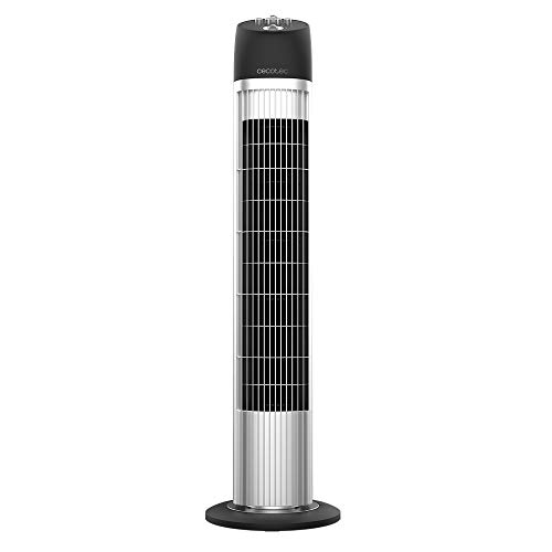 Ventilador de Torre Cecotec EnergySilence 850 Skyline. 45 W, Altura 33", 3 Velocidades, Asa trasera