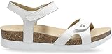 Panama Jack Mujer Sandalia con Pulsera, Blanco