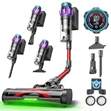 Ultenic U18Pro Aspiradora sin Cable 55Kpa/80Mins, Sistema Multiciclón, Display con Tiempo