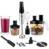 Moulinex Infinyforce Pro - Batidora de mano de 1200 W, Cuchillas Powelix de alto rendimiento
