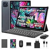 TABWEE T90 Tablet 11 Pulgadas con Teclado y Lápiz, Android 16 con Gemini AI, 24GB RAM + 128GB ROM