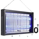 TTANMILY Lámpara matamosquitos Electrico, Matamoscas Eléctrico de 20 W,Mata Moscas, Antimosquitos