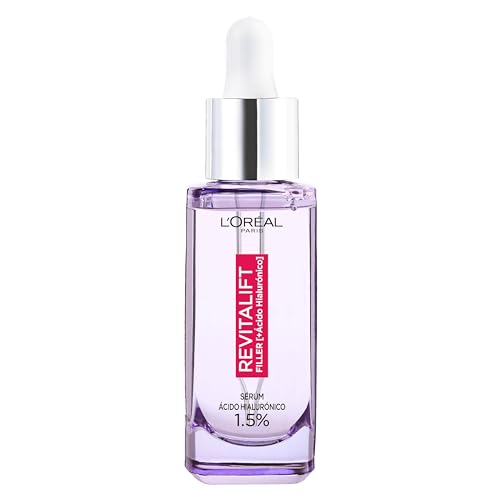L'Oréal Paris Revitalift Filler Sérum Antiarrugas con Ácido Hialurónico, Péptidos. Nº1 del Mundo