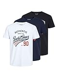 Pack de 3 Camiseta JJETHAN de Jack & Jones