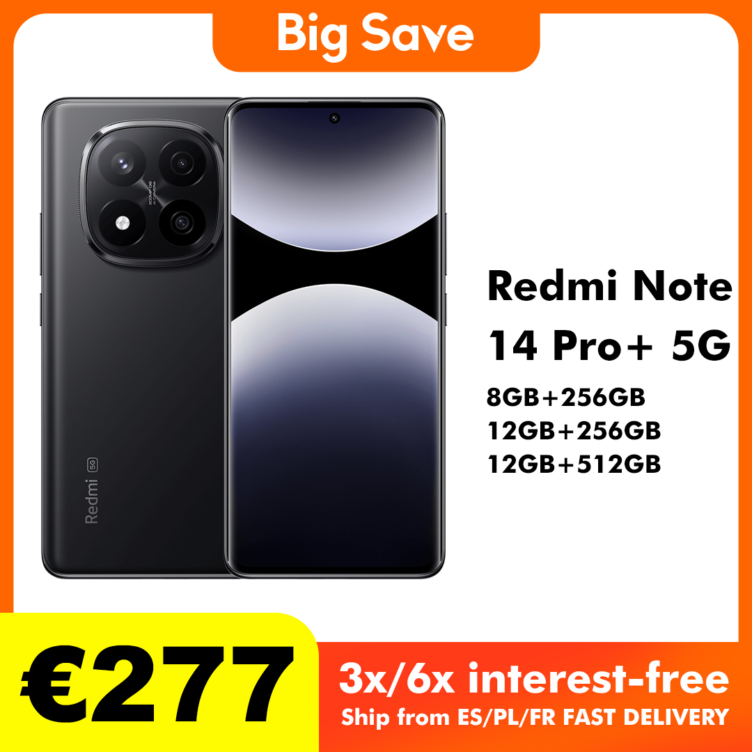 Xiaomi Redmi Note 14 Pro Plus, 5G, 8GB/256GB, 12GB/256GB, 12GB/512GB, NFC