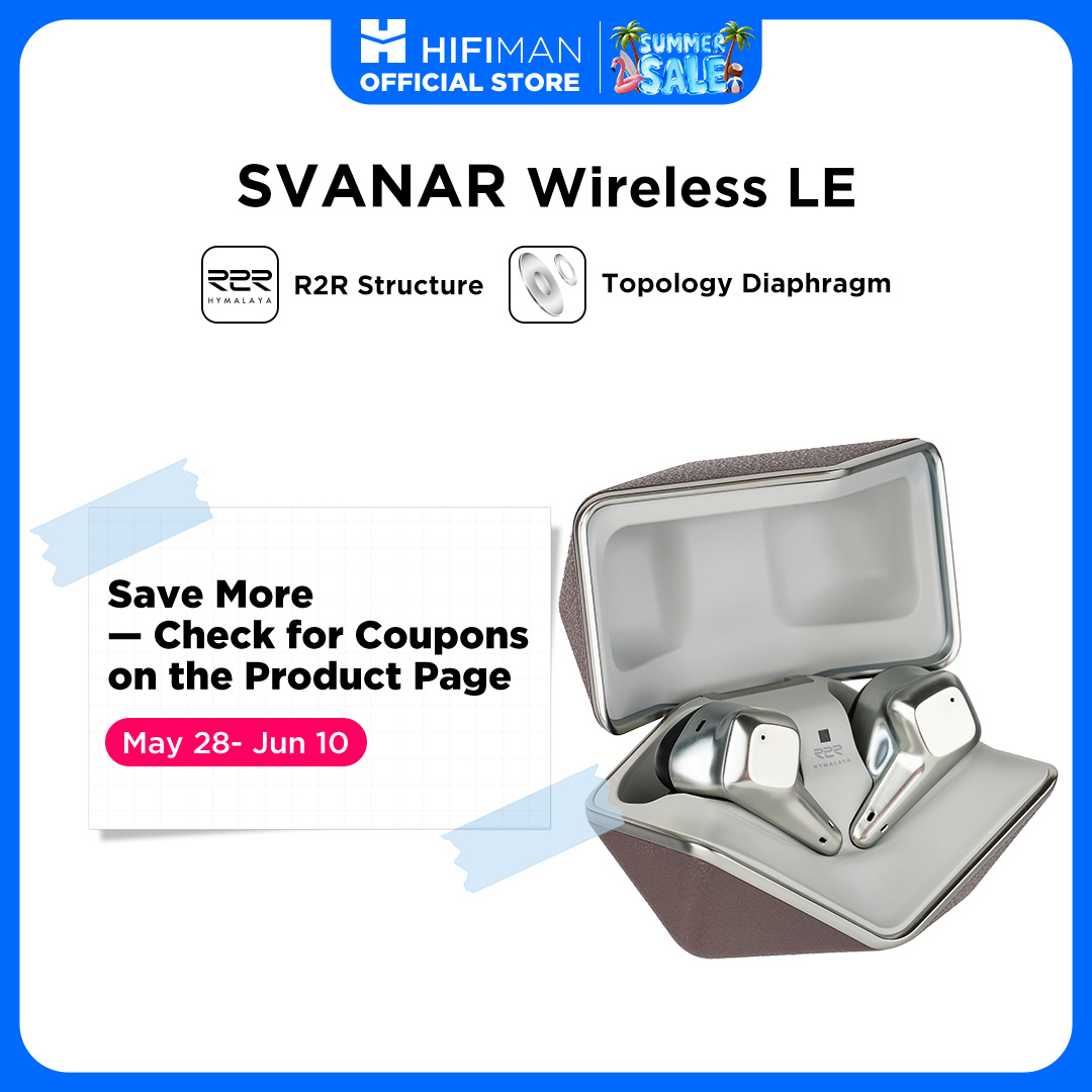 HIFIMAN SVANAR intrauditivos con cancelación de ruido DAC Hymalaya, diafragma de topología, IPX5