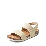 DREAM PAIRS Sandalia Planas de Mujer Comodos Planta Blanda para Verano SDPW2202W-E