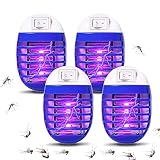 Lámpara Anti Mosquitos,4pack Mata Moscas y Mosquitos Eléctrico