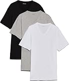 Pack de 3 Camisetas de Manga Corta Calvin Klein con Cuello de Pico