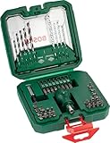 Bosch Set compacto, 42 + 1 uds. Accesorios Destornillador, taladro