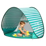 Tienda de Playa CeeKii Pop-up con Piscina, Protección UV 50+, Portátil 120 x 80 x 70 cm