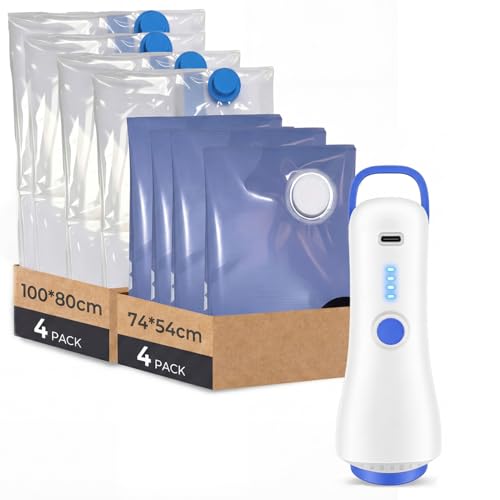 Raplink Bolsas Vacio Ropa con Bomba Eléctrica