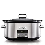 Crockpot Olla de Cocción Lenta Digital 7,5 L (Más de 10 Personas) | Con Recipiente Apto para el Horn
