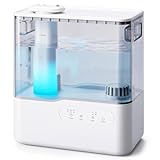 AROEVE Humidificador de Aire 5L, Ultrasónico Top-Fill Niebla Fría con Difusor de Aromas, Luz