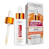 L'Oréal Paris Sérum Facial 12% Pura Vitamina C , Piel más luminosa y poros menos visibles