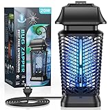 Lámpara Antimosquitos Eléctrica 3000V, 20W UV Mata Mosquitos Eléctrico