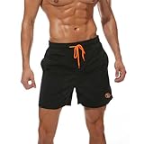 ZOXOZ Bañadores para Hombre con Bolsillo Surferos Impermeable Secado Rápido con Forro de Malla