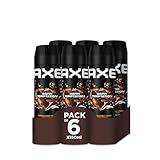 Axe Dark Temptation Desodorante - 150 ml - Pack de 6