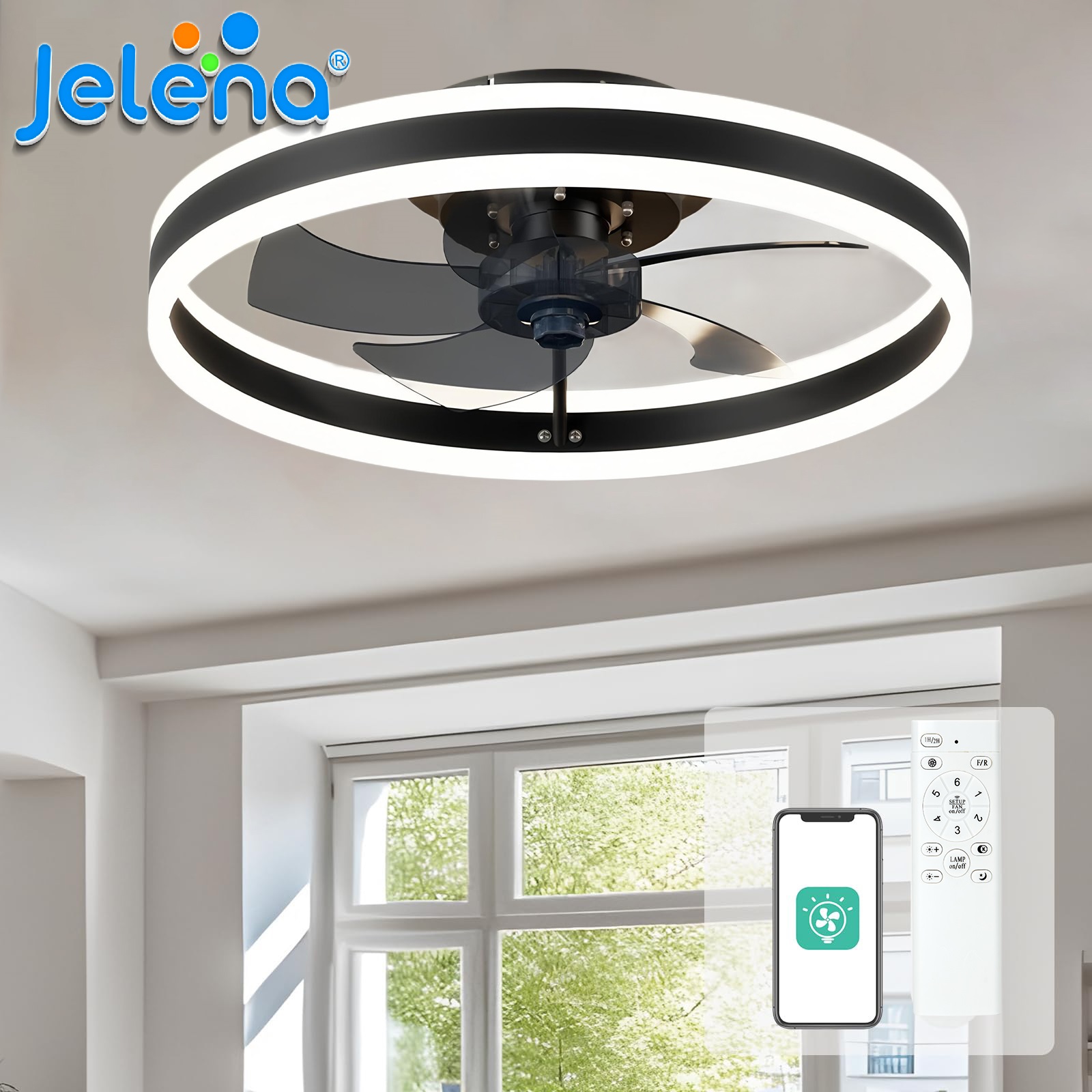 Ventilador de techo Jelena