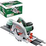 Bosch Sierra circular PKS 66 AF (Disco de sierra, carril guía, caja de cartón, 1600 vatios)